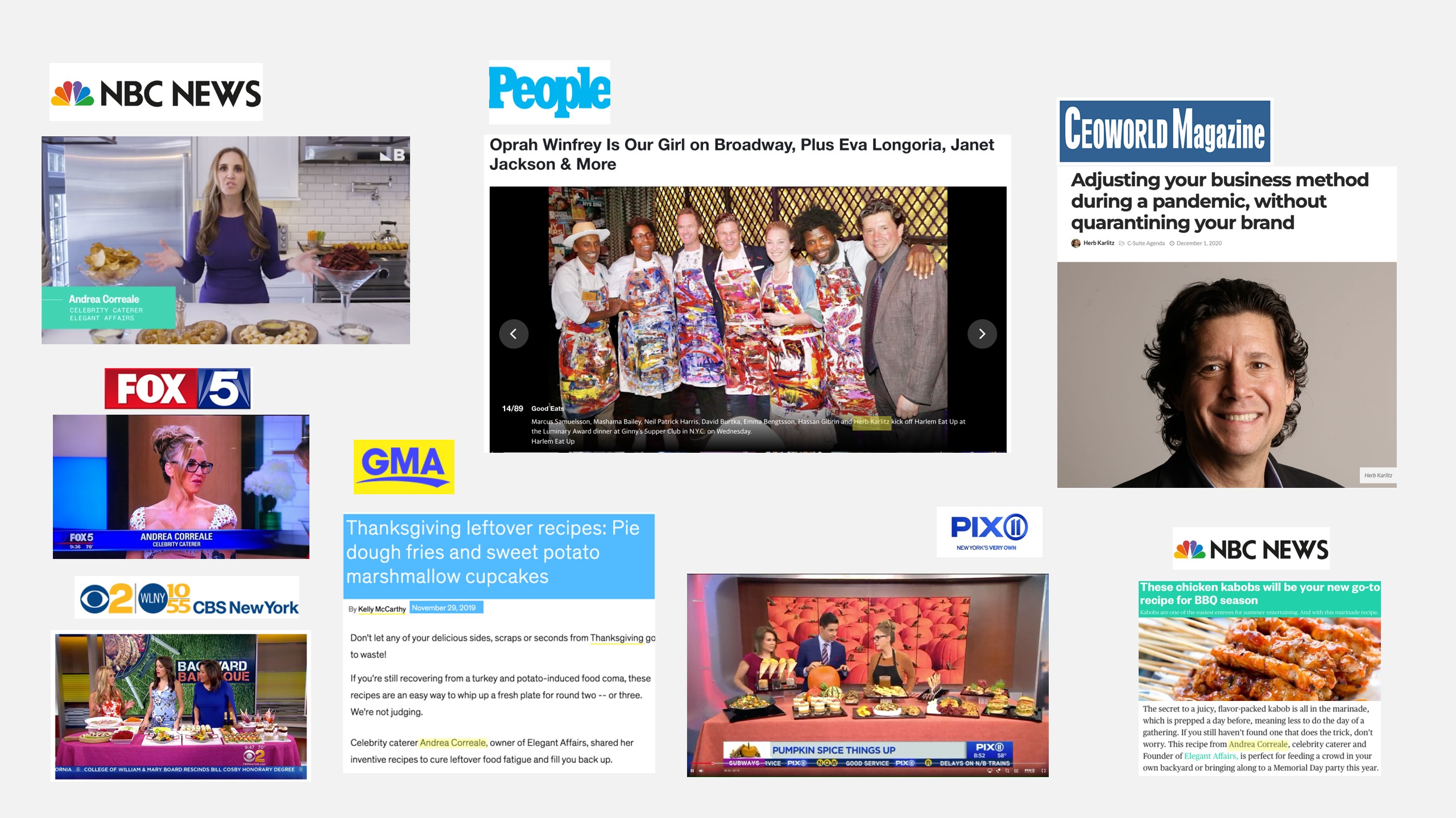 PR for Event Planners and Caterers