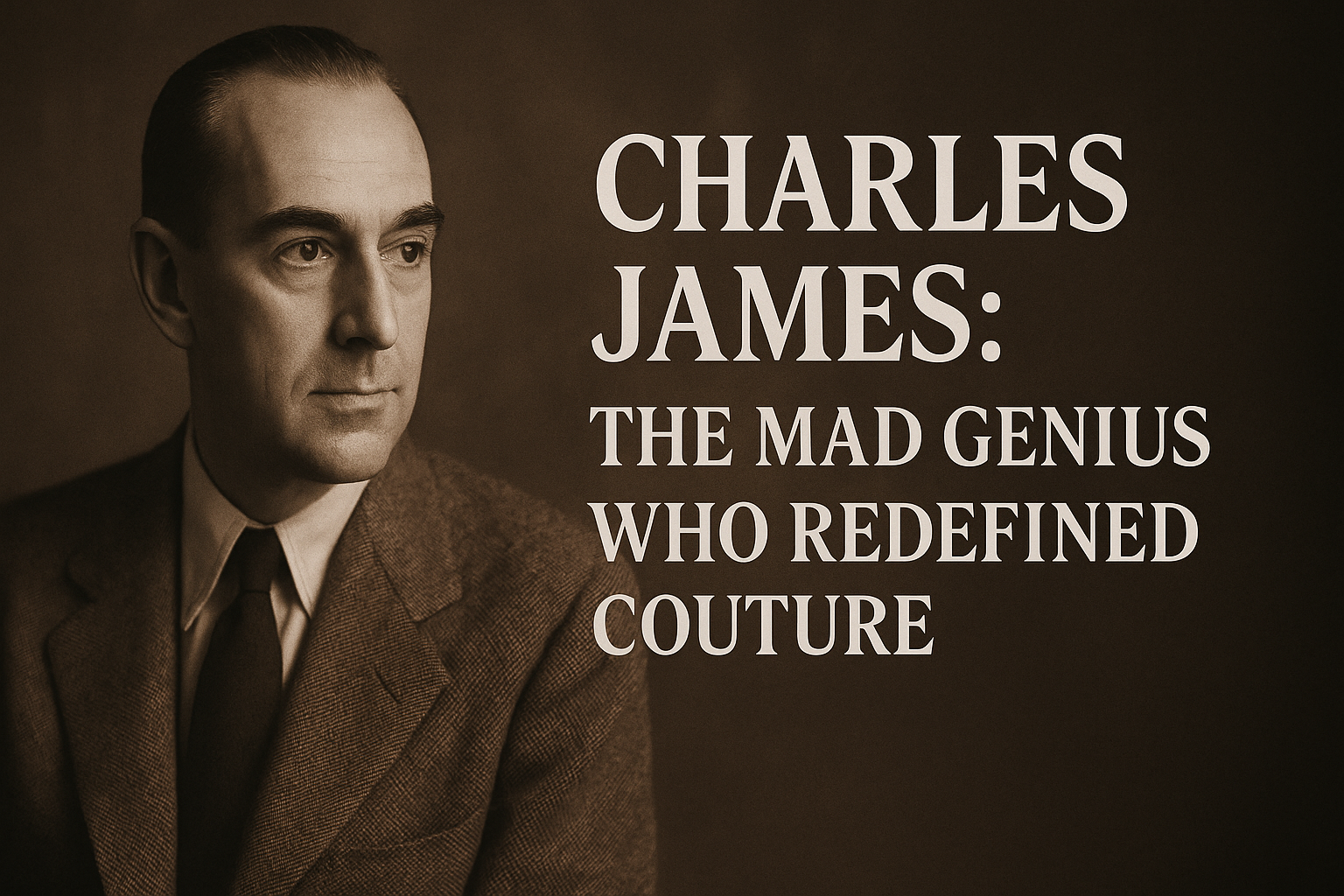 Charles James: The Mad Genius Who Redefined Couture