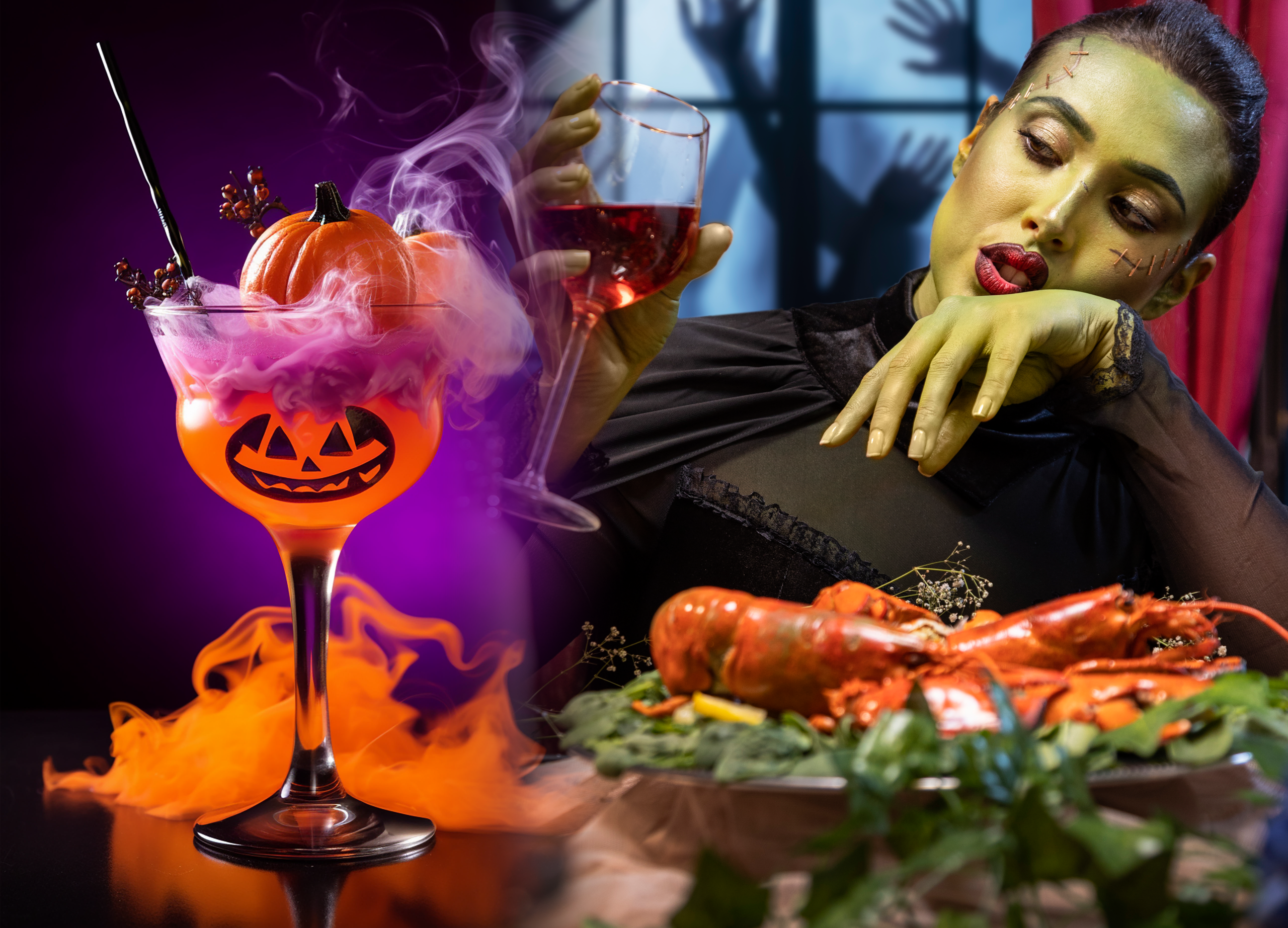 Themed menus and spooky drinks