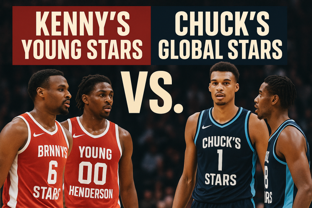 kenny’s young stars vs chuck’s global stars match player stats