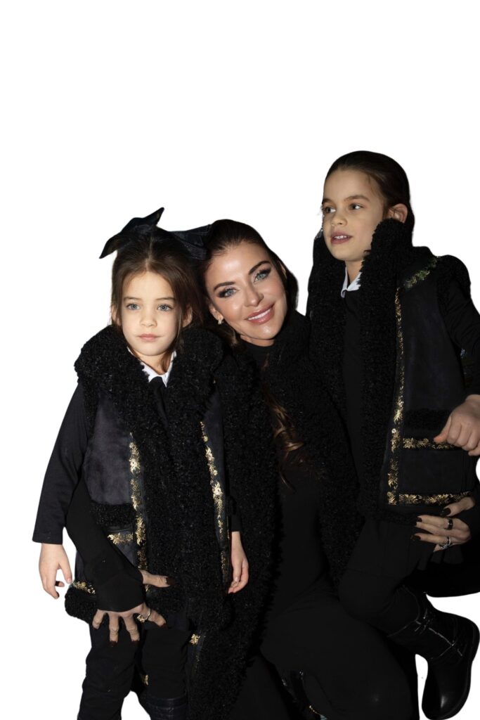Amy Green with Giada and Gemma Green