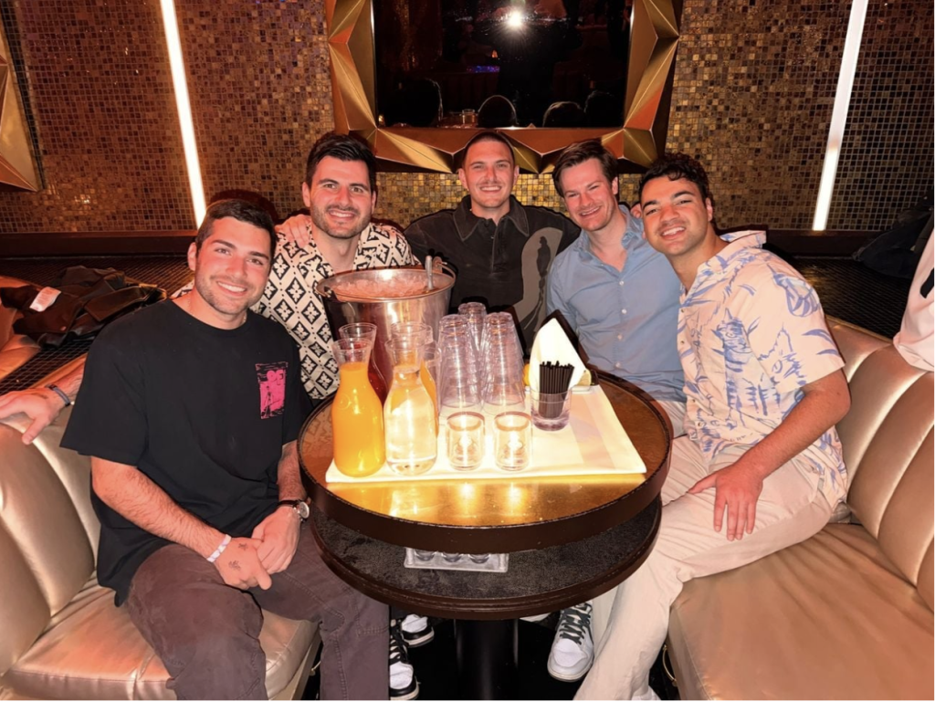 Vegas Bottle Service Table