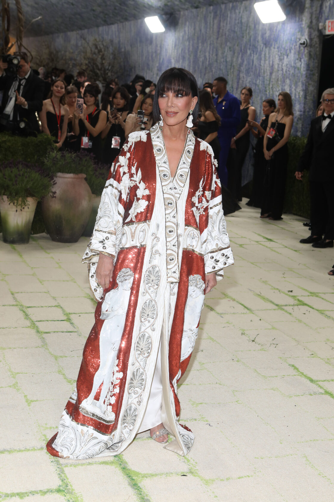 MAY 4: Kris Jenner attends Met Gala Celebrating "Costume Art" at The Metropolitan Museum of Art on May 4, 2026. (Photo by Udo Salters/PMC/PMC) *** Local Caption *** Kris Jenner